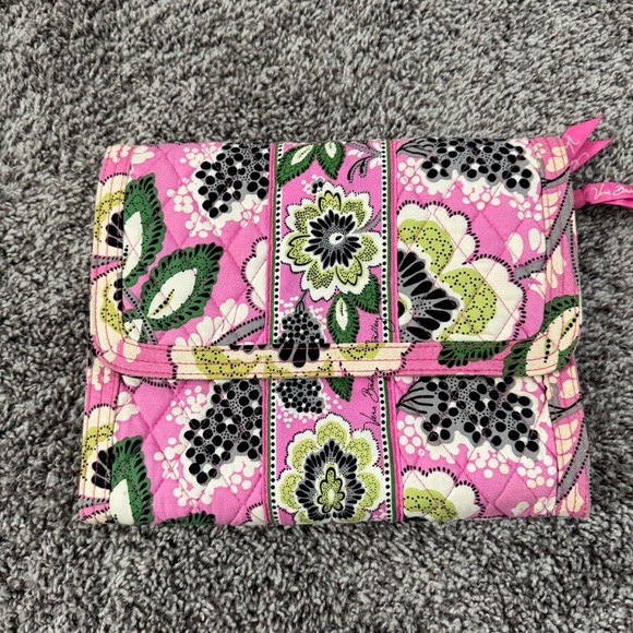 VERA BRADLEY Priscilla Pink Jewelry Travel Holder Organizer - Picture 1 of 9